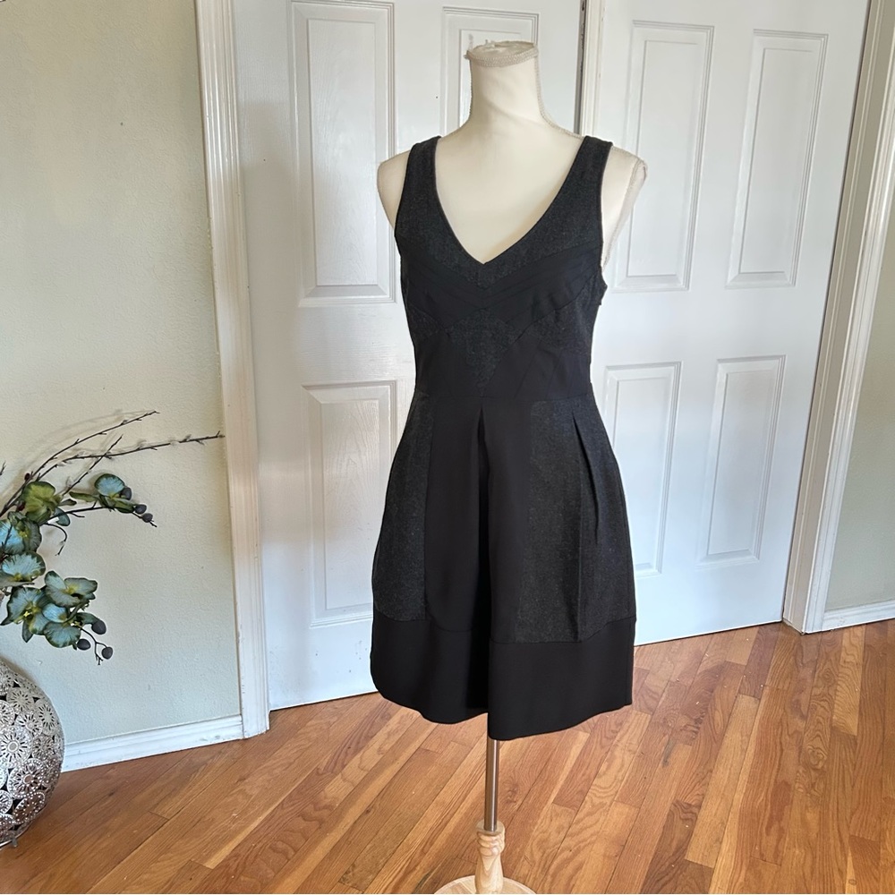 Kimchi Blue Wool Blend Knee Length Black Fit & Flare Dress in Women’s Size 4